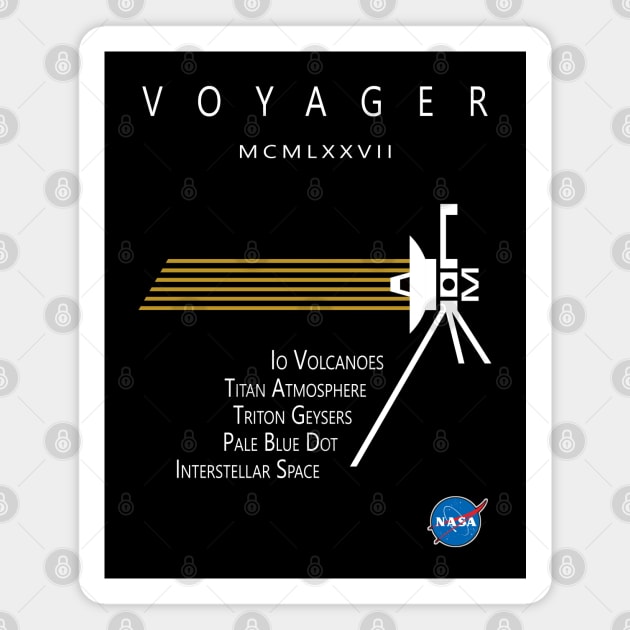 Voyager Magnet by TrashCanTees